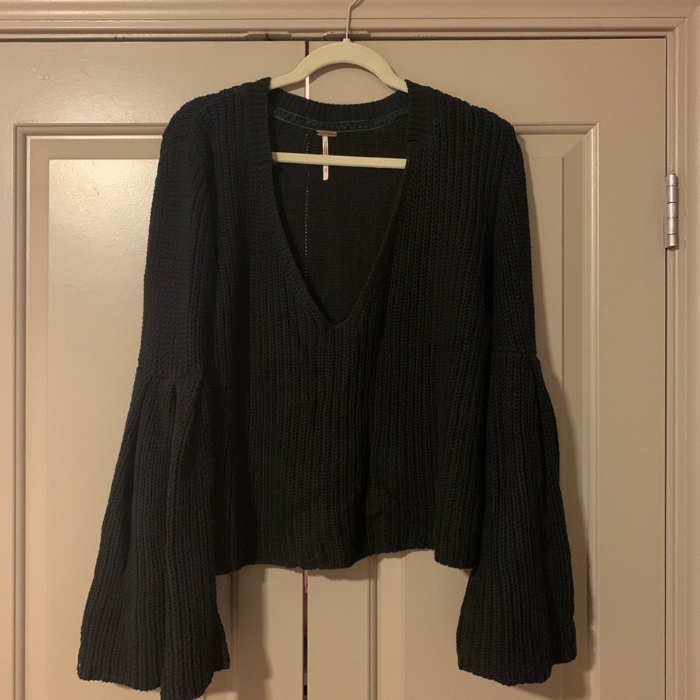 Free People Bell Sleeve Sweater